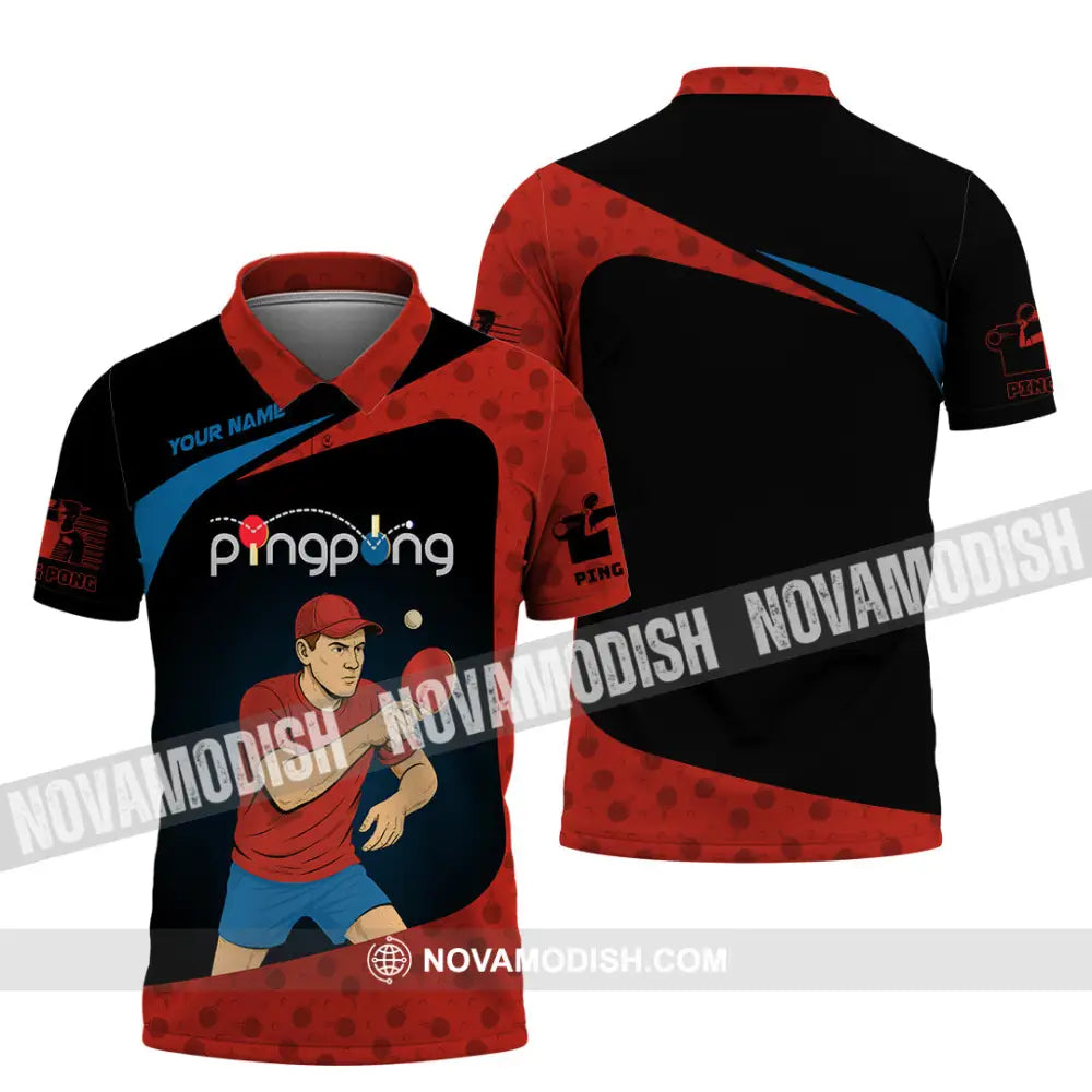 Unisex Shirt - Custom Ping Pong Shirt Polo Shirt / S T-shirt