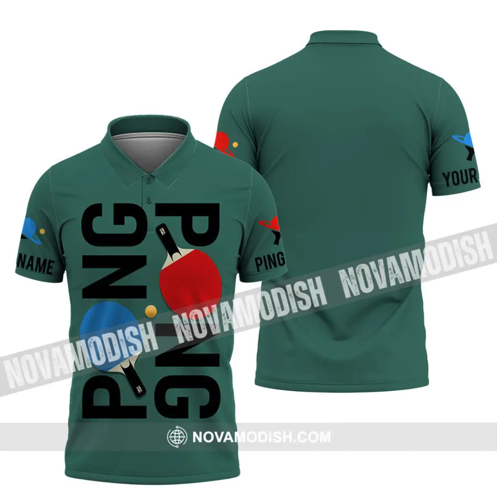 Unisex Shirt - Custom Ping Pong Shirt Polo Shirt / S T-shirt