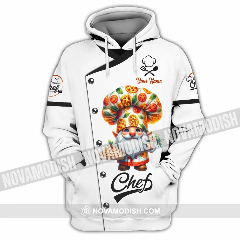 Unisex Shirt - Custom Pizza Chef Santa Shirt Hoodie / S T-shirt