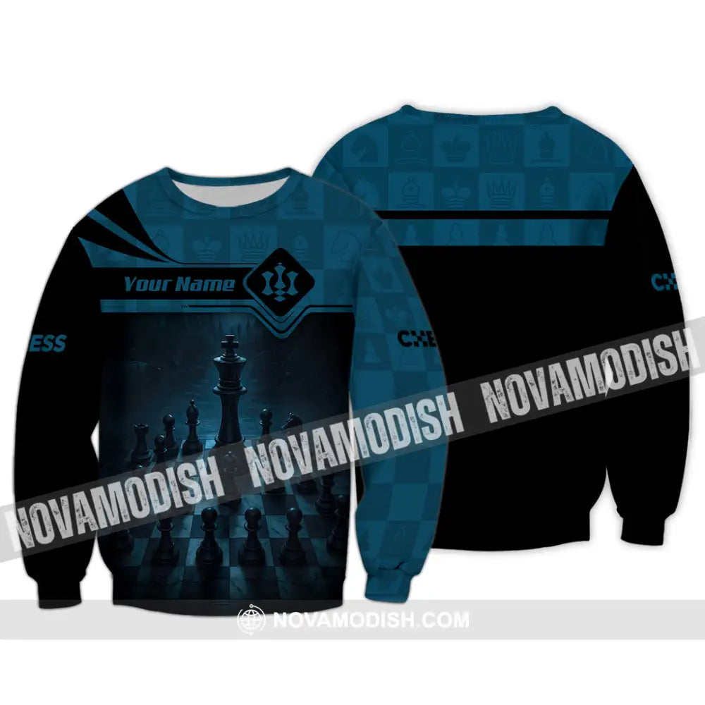 Unisex Shirt - Custom Playing Chess Shirt Long Sleeve / S T-shirt