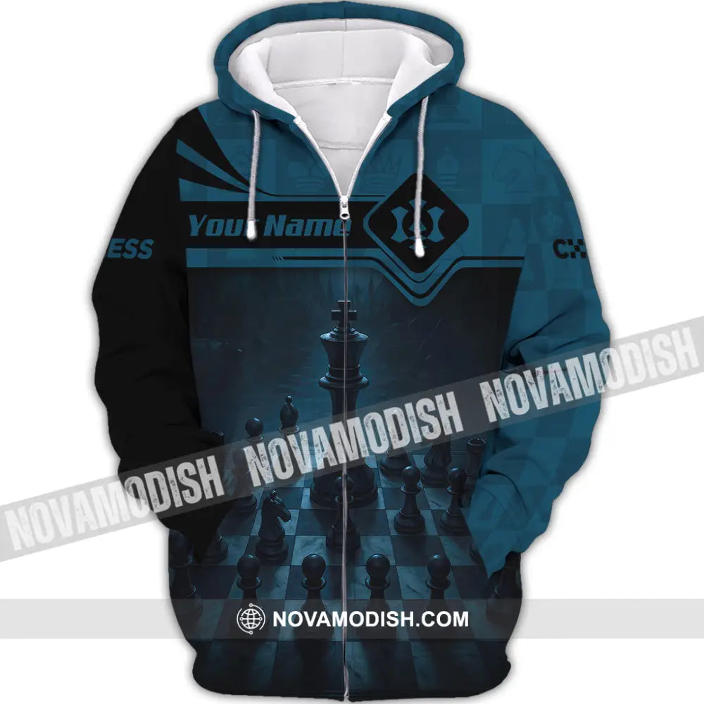 Unisex Shirt - Custom Playing Chess Shirt Zipper Hoodie / S T-shirt
