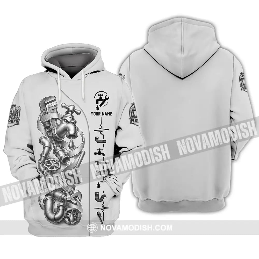 Unisex Shirt - Custom Plumber Shirt - Hoodie / S - T-shirt