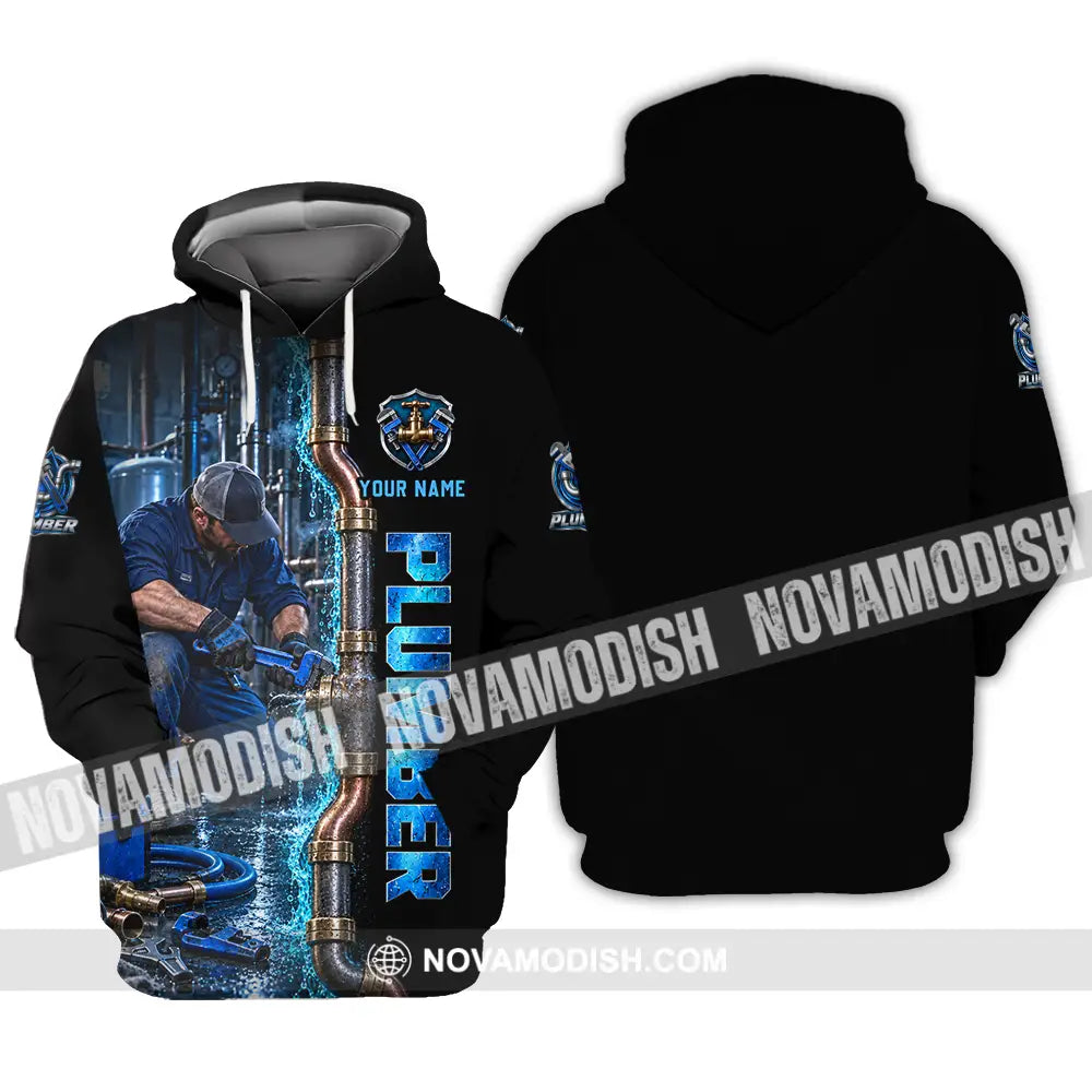 Unisex Shirt - Custom Plumber Shirt - Hoodie / S - T-shirt