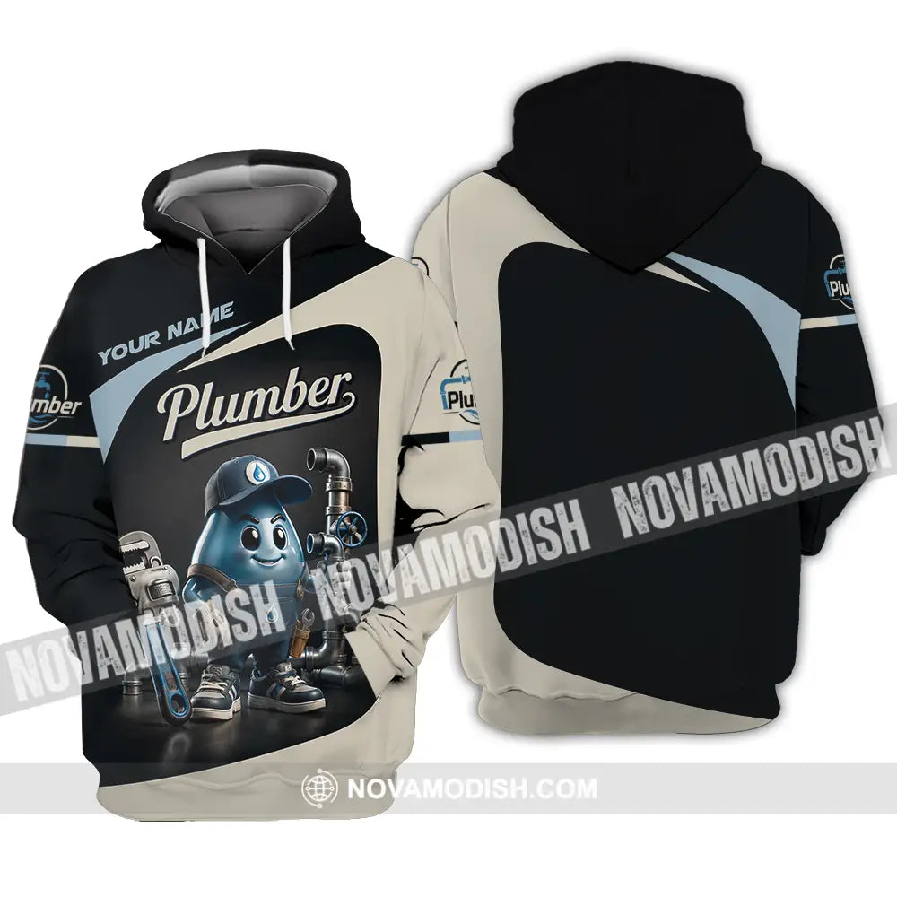 Unisex Shirt - Custom Plumber Shirt - Hoodie / S - T-shirt