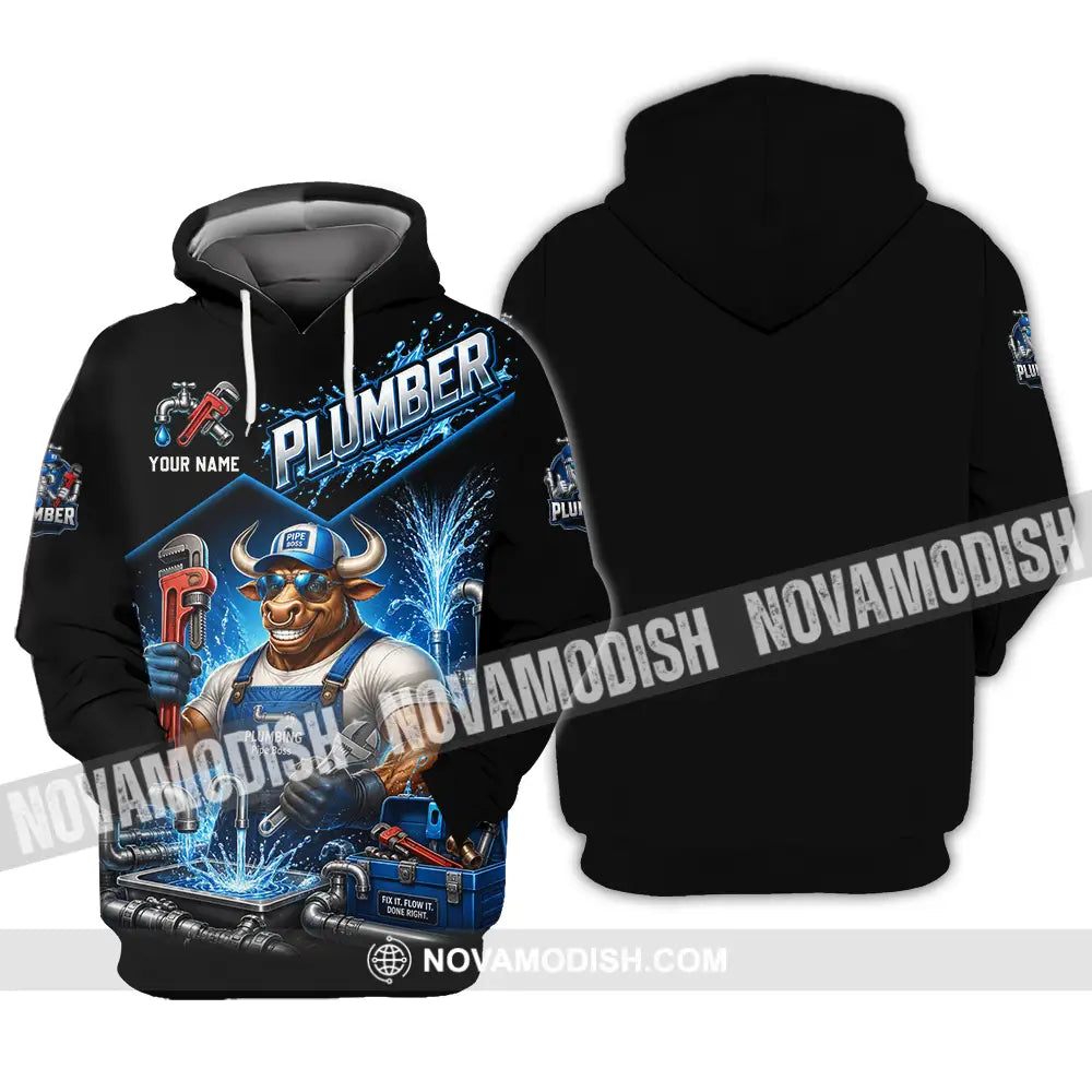 Unisex Shirt - Custom Plumber Shirt - Hoodie / S - T-shirt