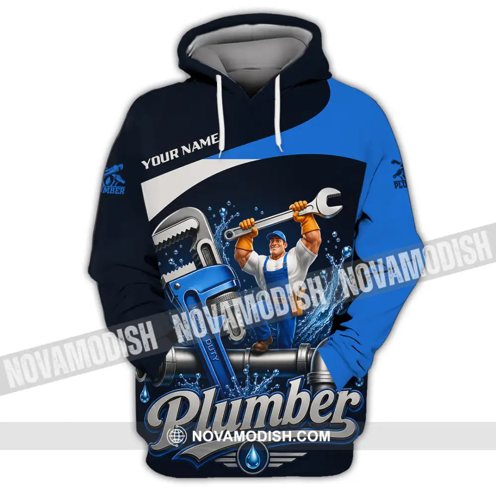 Unisex Shirt - Custom Plumber Shirt - Hoodie / S - T-shirt