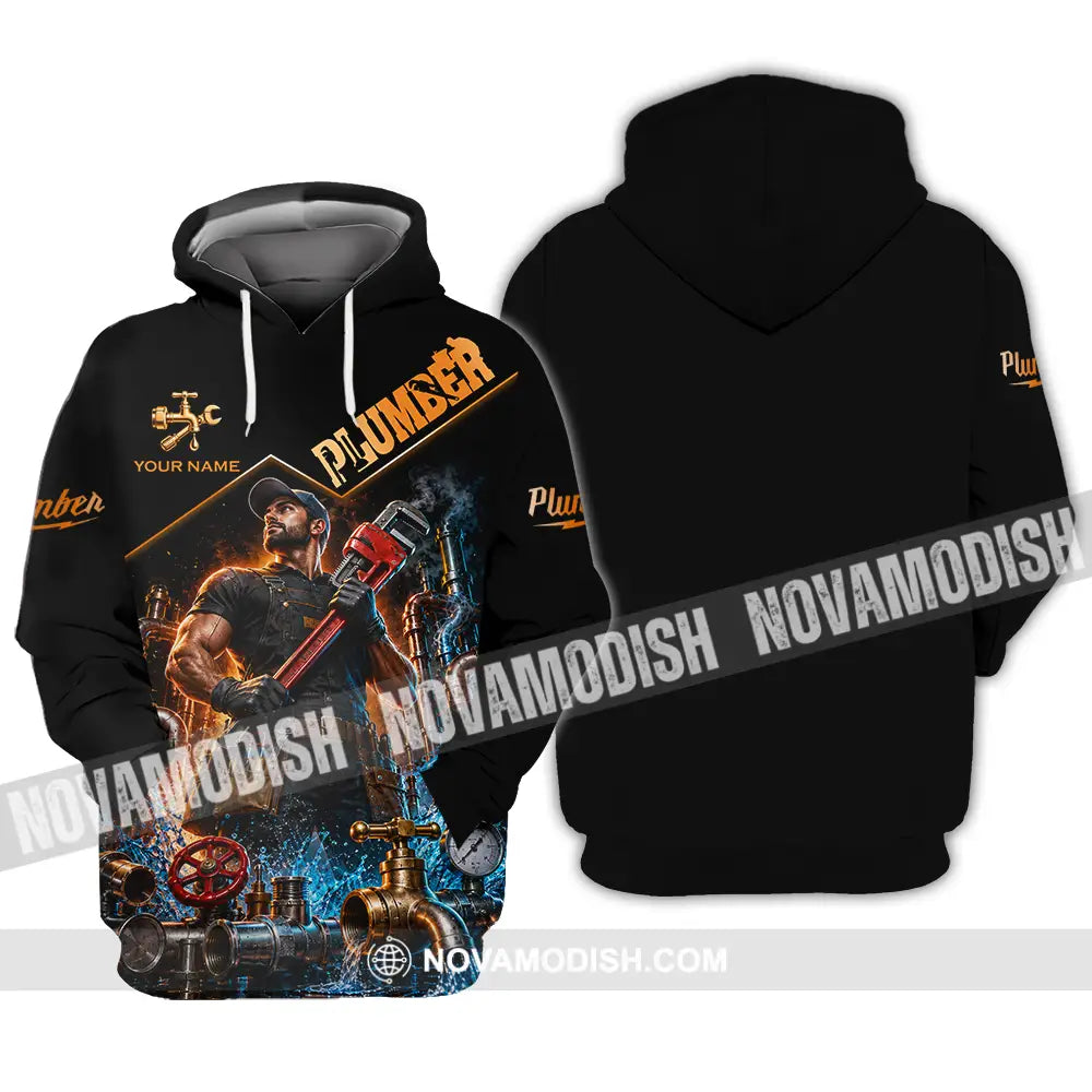 Unisex Shirt - Custom Plumber Shirt - Hoodie / S - T-shirt