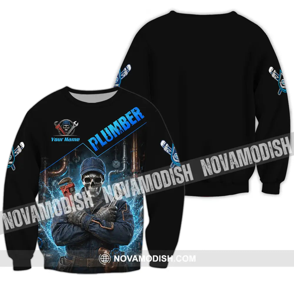 Unisex Shirt - Custom Plumber Shirt - Long Sleeve / S - T-shirt