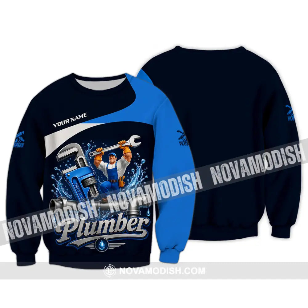 Unisex Shirt - Custom Plumber Shirt - Long Sleeve / S - T-shirt