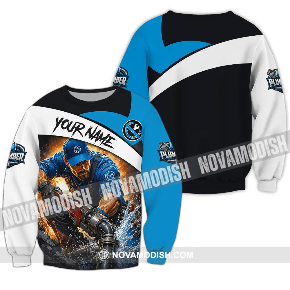 Unisex Shirt - Custom Plumber Shirt - Long Sleeve / S - T-shirt