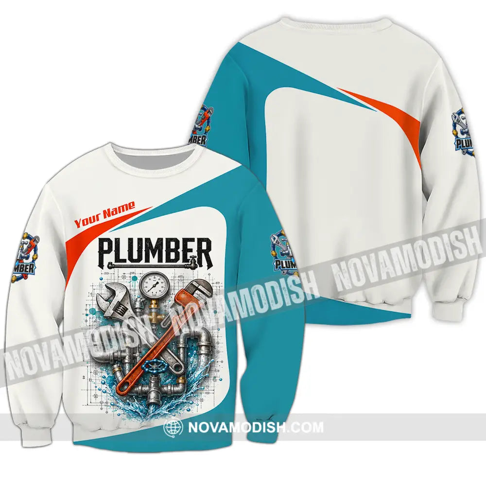 Unisex Shirt - Custom Plumber Shirt - Long Sleeve / S - T-shirt