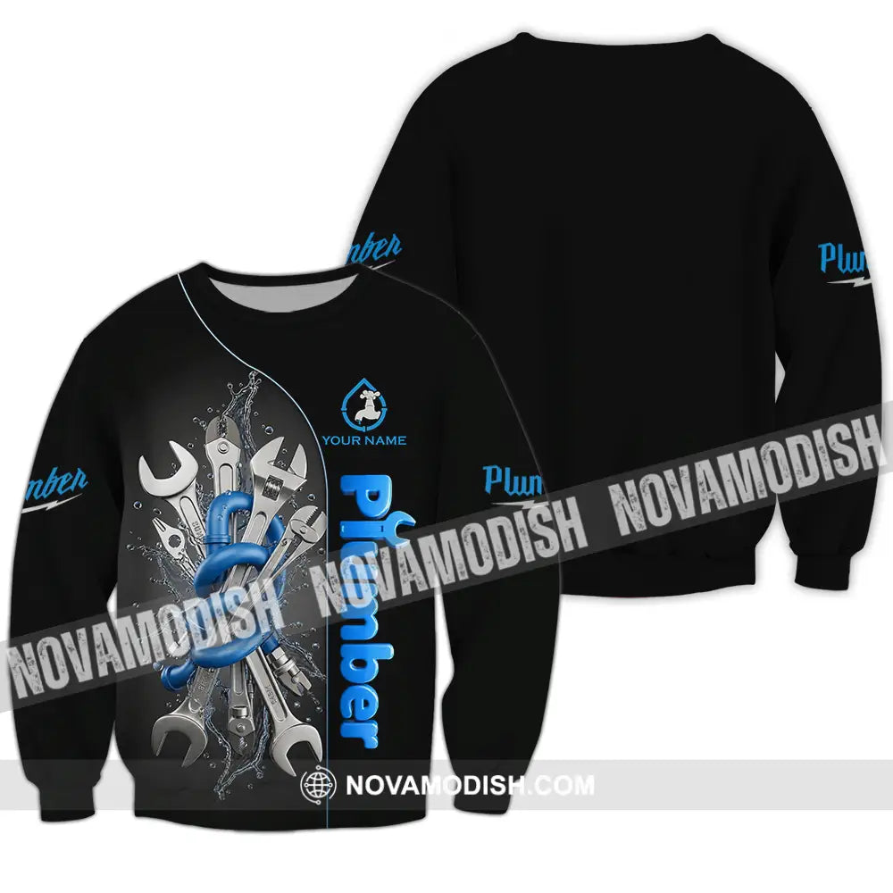 Unisex Shirt - Custom Plumber Shirt - Long Sleeve / S - T-shirt