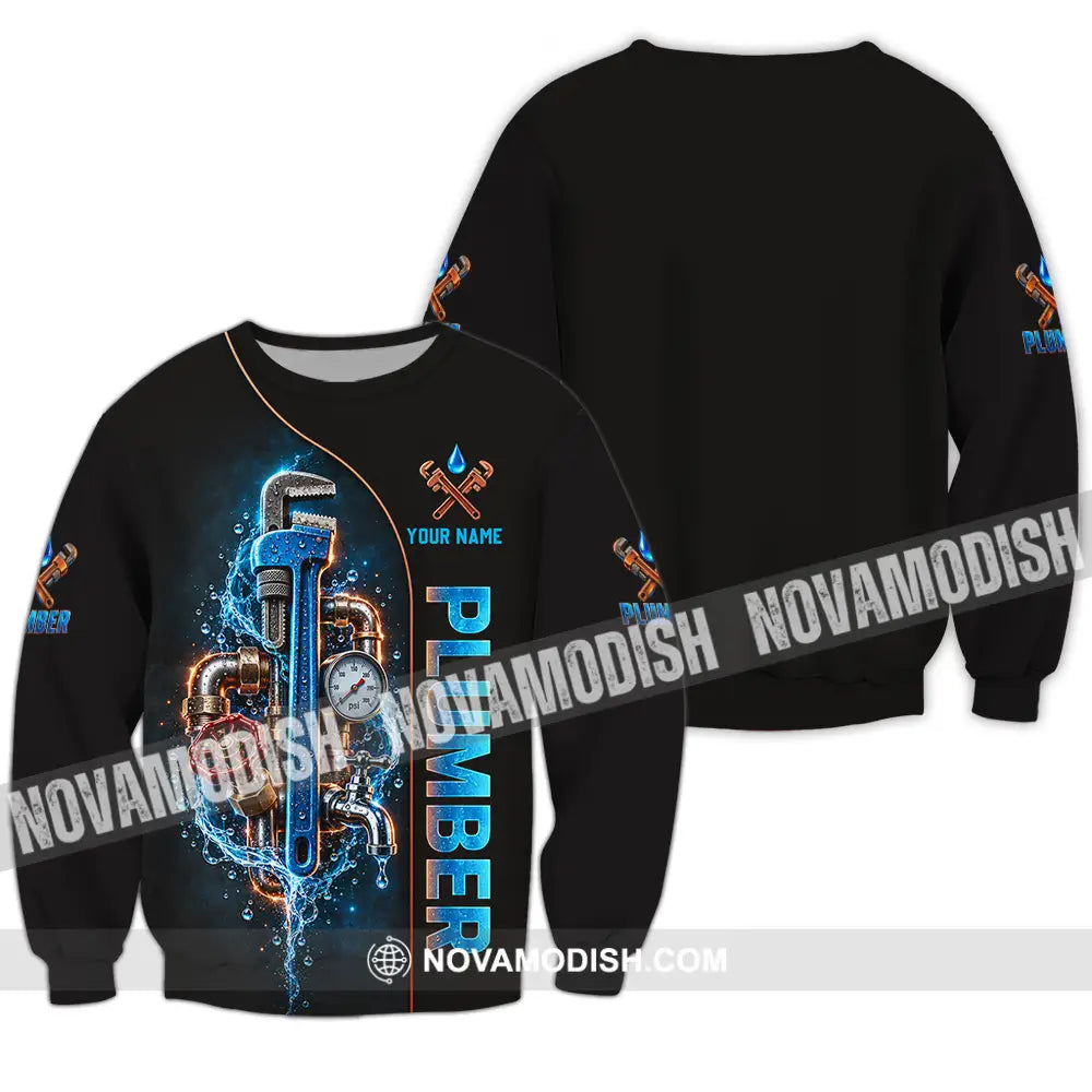 Unisex Shirt - Custom Plumber Shirt - Long Sleeve / S - T-shirt