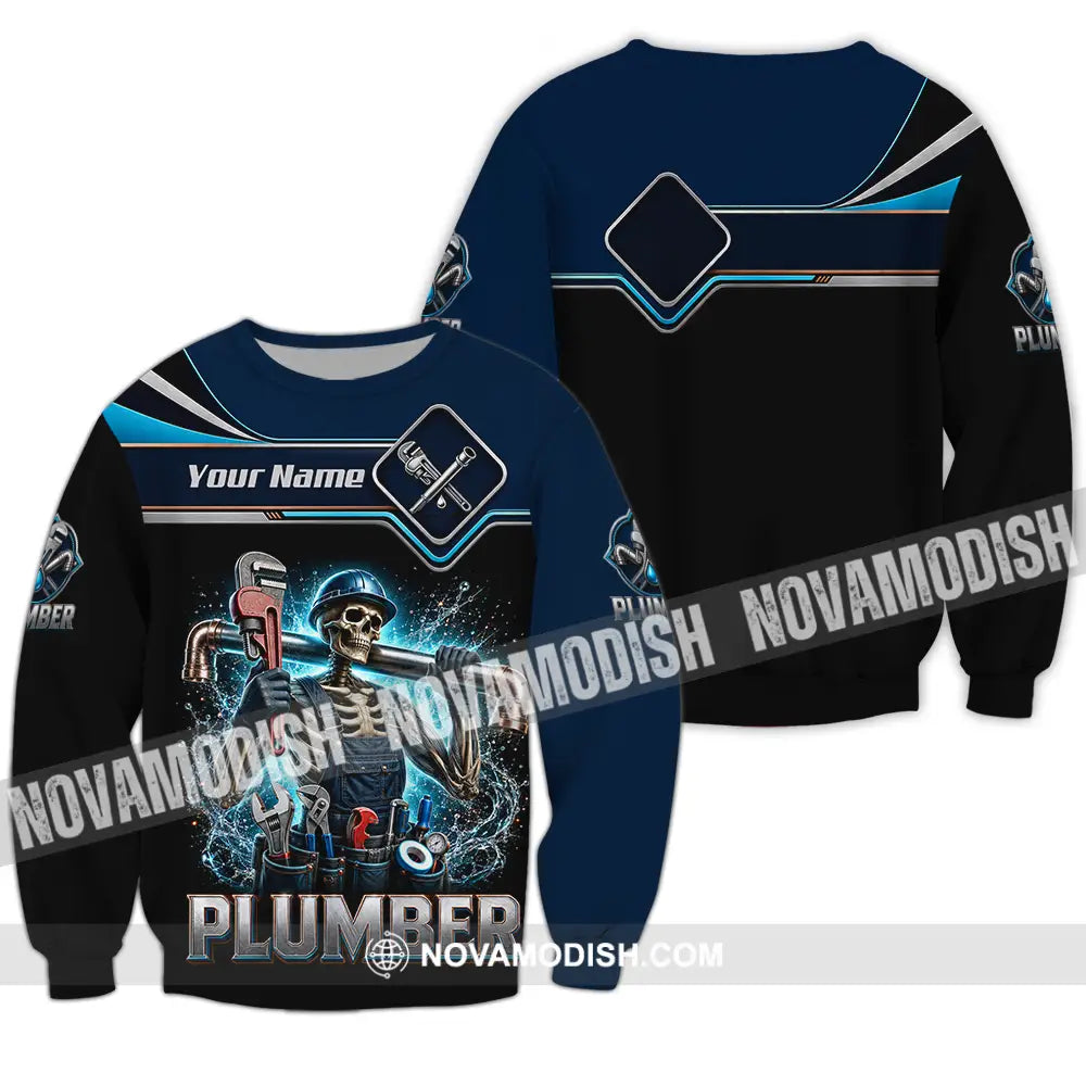 Unisex Shirt - Custom Plumber Shirt - Long Sleeve / S - T-shirt