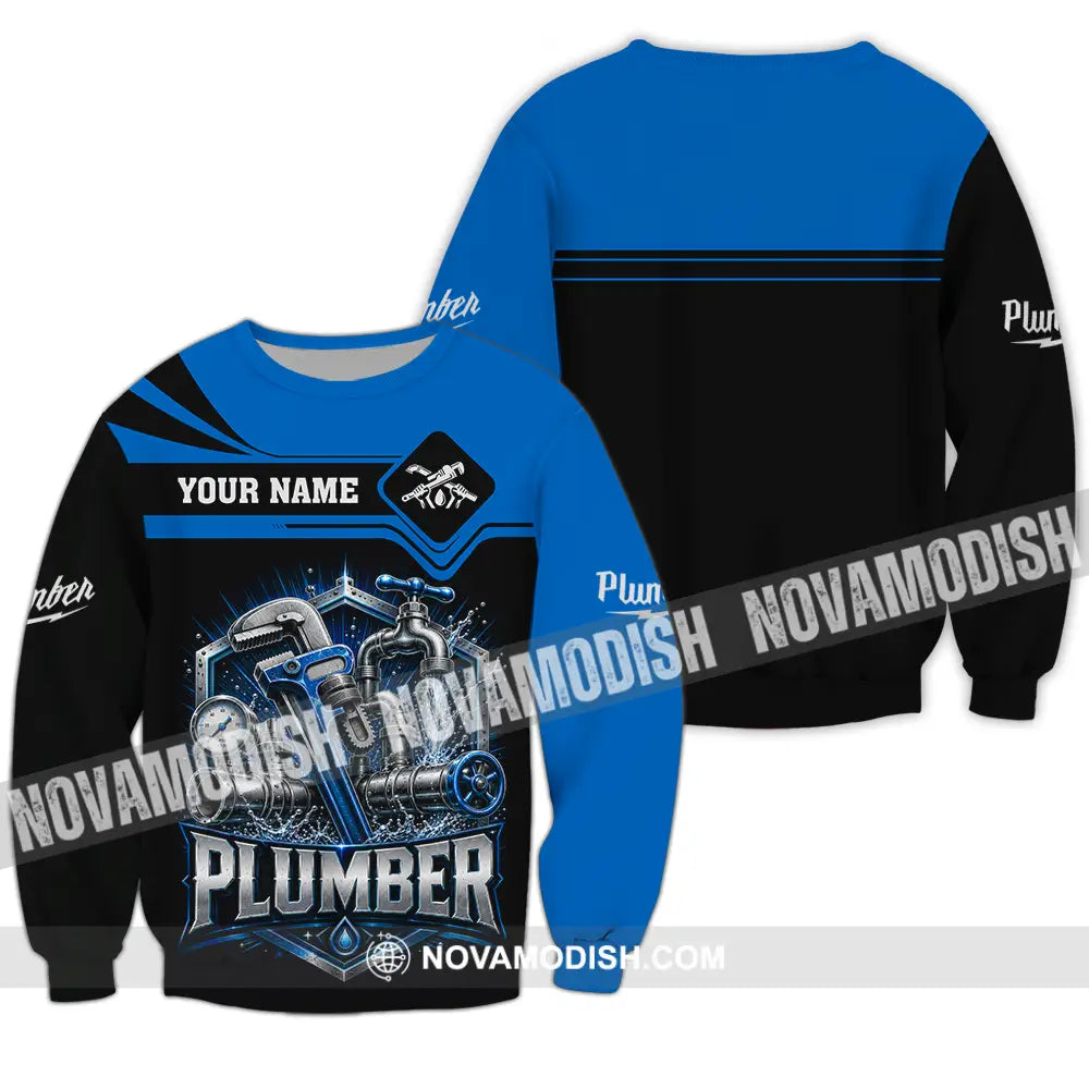 Unisex Shirt - Custom Plumber Shirt - Long Sleeve / S - T-shirt