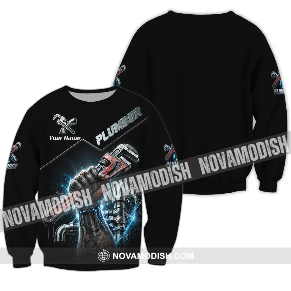 Unisex Shirt - Custom Plumber Shirt - Long Sleeve / S - T-shirt