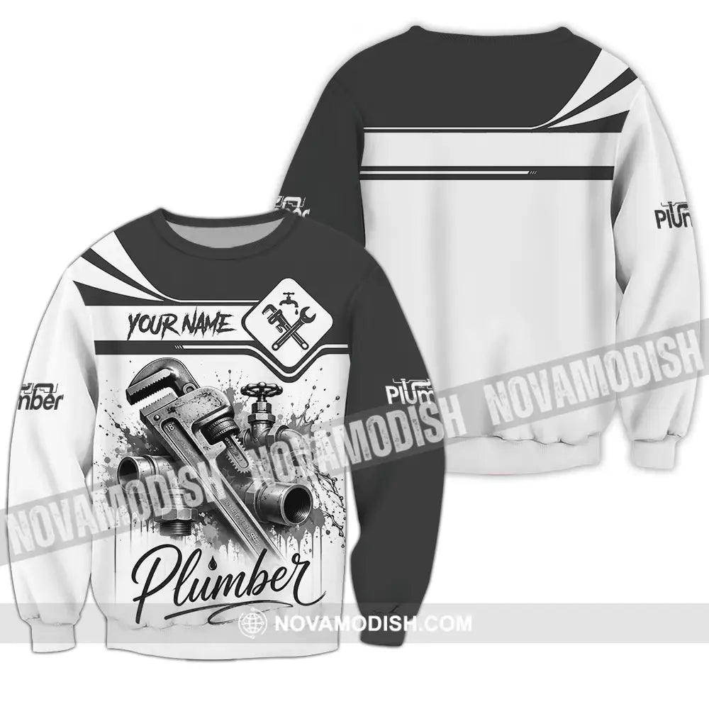 Unisex Shirt - Custom Plumber Shirt - Long Sleeve / S - T-shirt