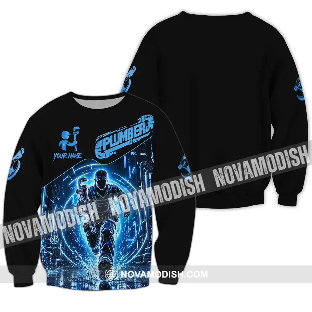 Unisex Shirt - Custom Plumber Shirt - Long Sleeve / S - T-shirt