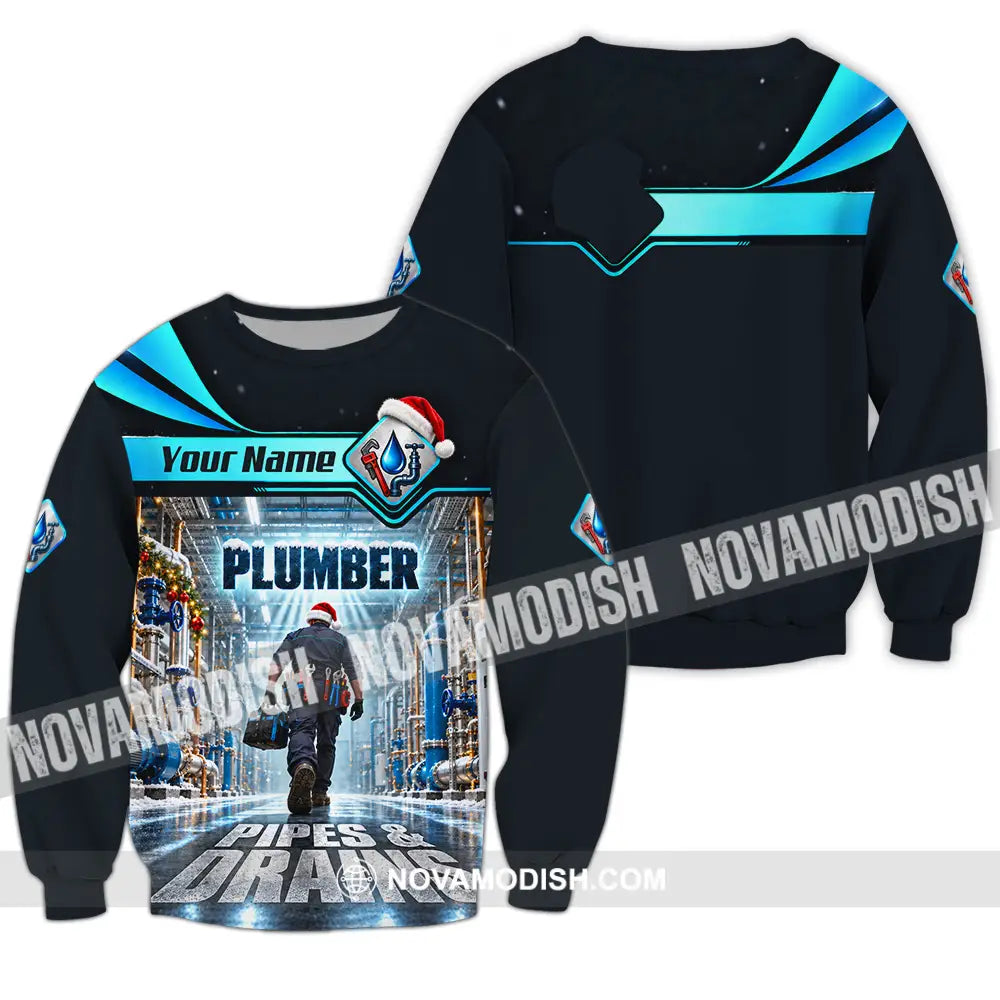 Unisex Shirt - Custom Plumber Shirt - Long Sleeve / S - T-shirt
