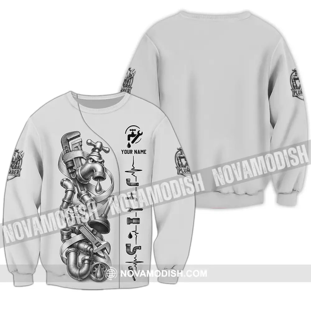 Unisex Shirt - Custom Plumber Shirt - Long Sleeve / S - T-shirt