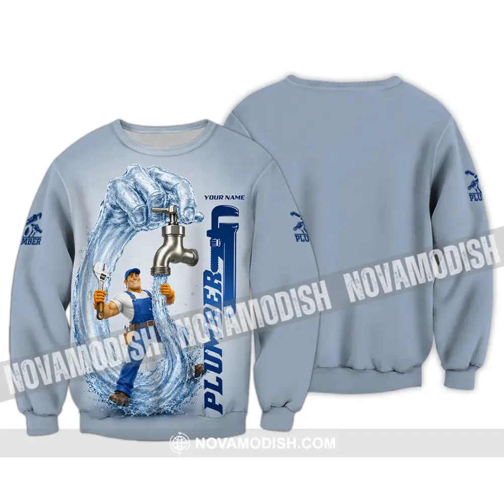 Unisex Shirt - Custom Plumber Shirt - Long Sleeve / S - T-shirt