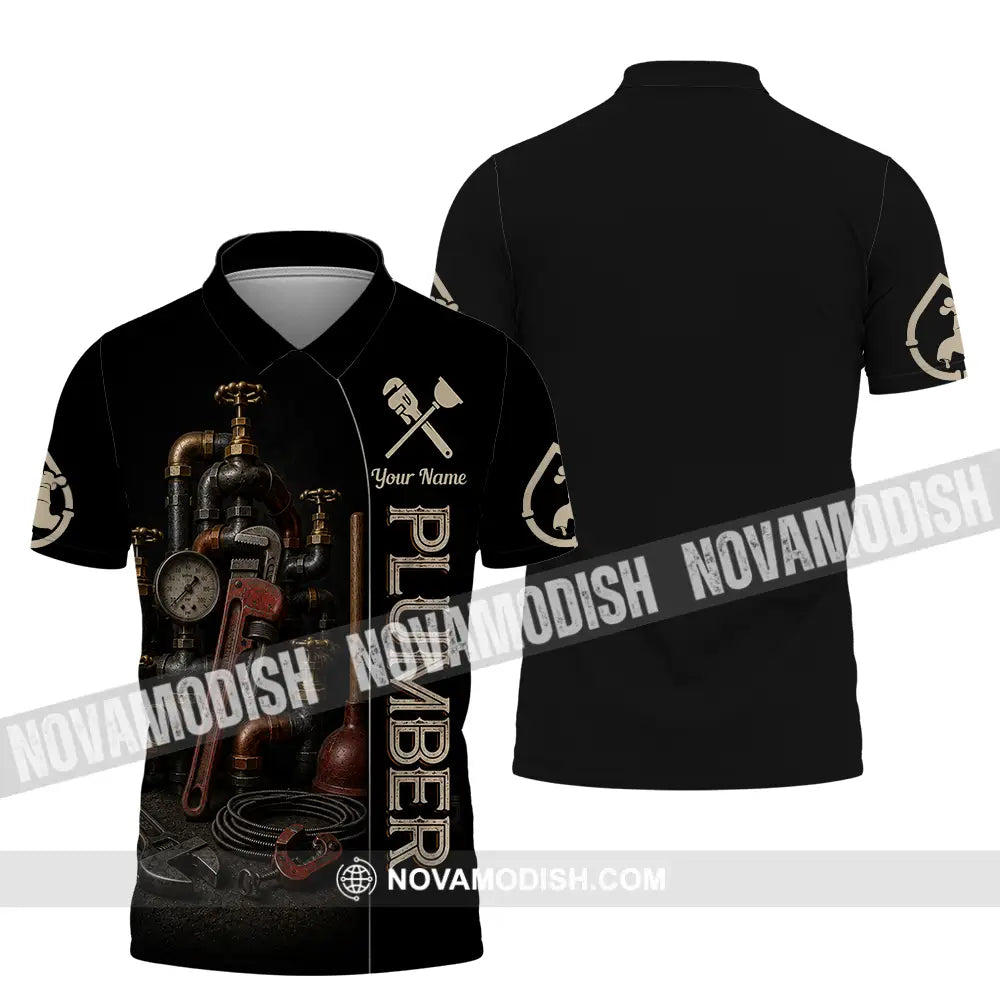 Unisex Shirt - Custom Plumber Shirt - Polo Shirt / S - T-shirt