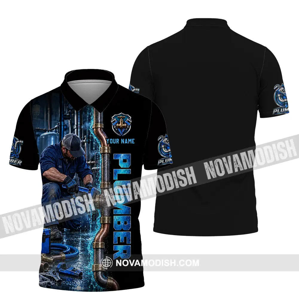 Unisex Shirt - Custom Plumber Shirt - Polo Shirt / S - T-shirt