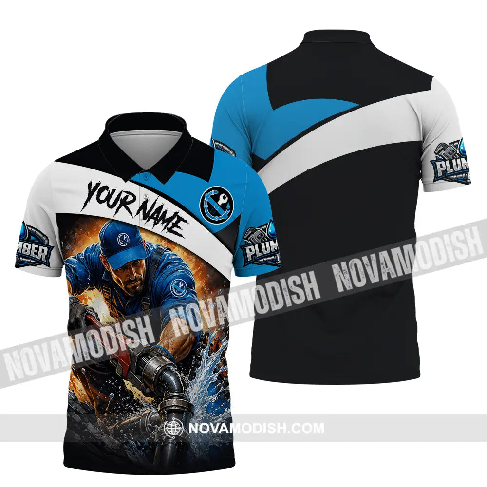 Unisex Shirt - Custom Plumber Shirt - Polo Shirt / S - T-shirt