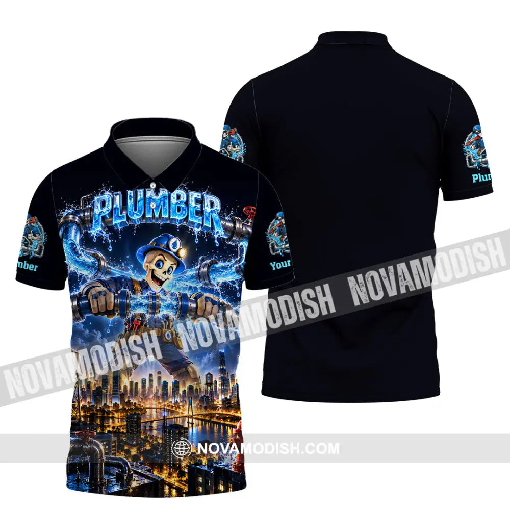 Unisex Shirt - Custom Plumber Shirt - Polo Shirt / S - T-shirt