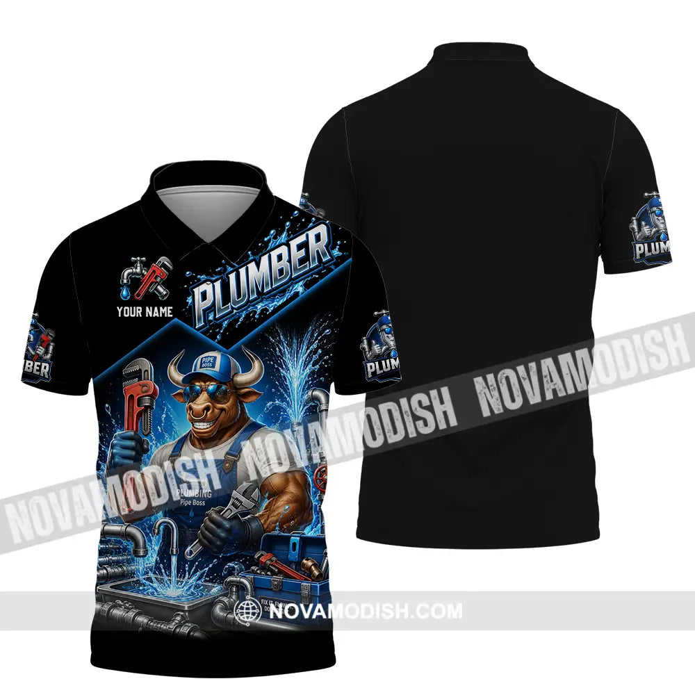 Unisex Shirt - Custom Plumber Shirt - Polo Shirt / S - T-shirt