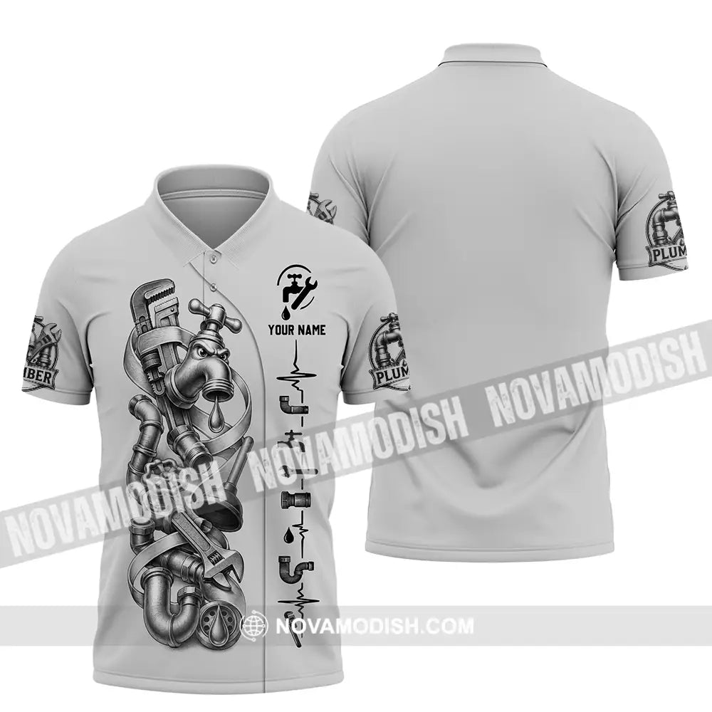 Unisex Shirt - Custom Plumber Shirt - Polo Shirt / S - T-shirt