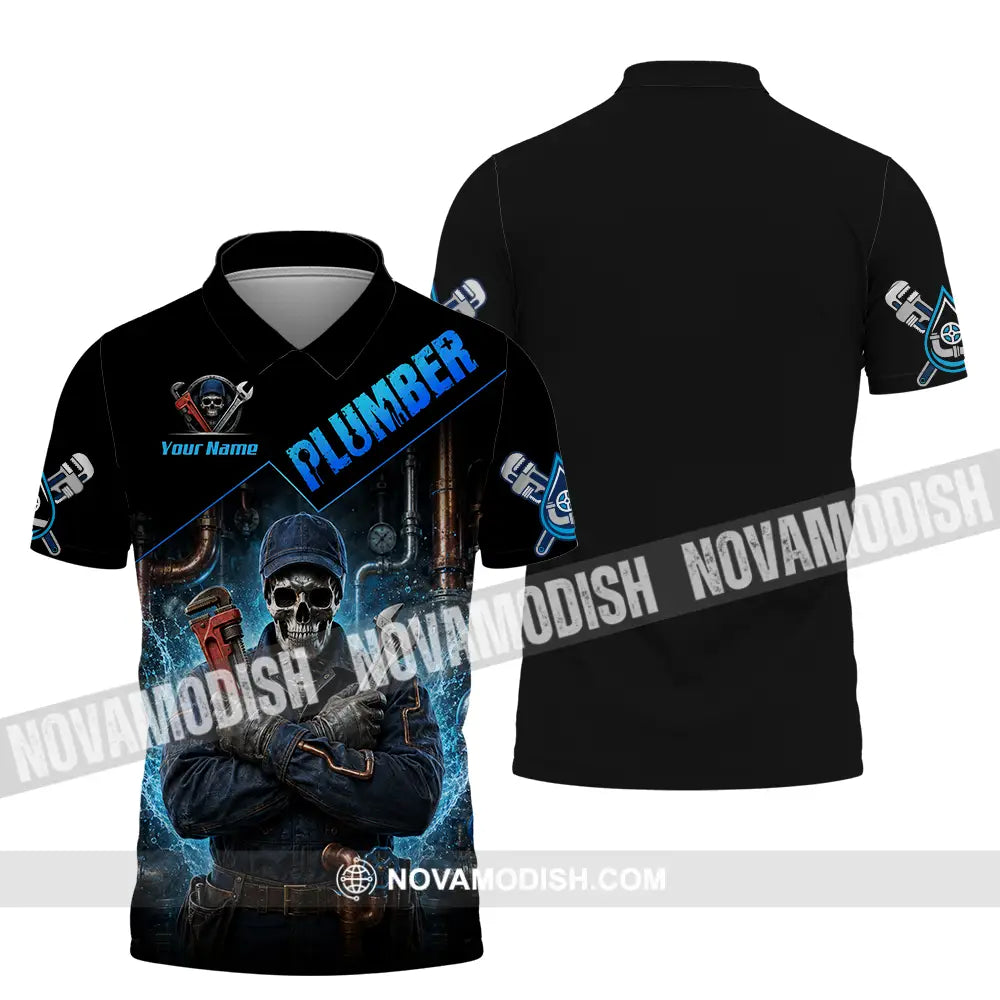 Unisex Shirt - Custom Plumber Shirt - Polo Shirt / S - T-shirt