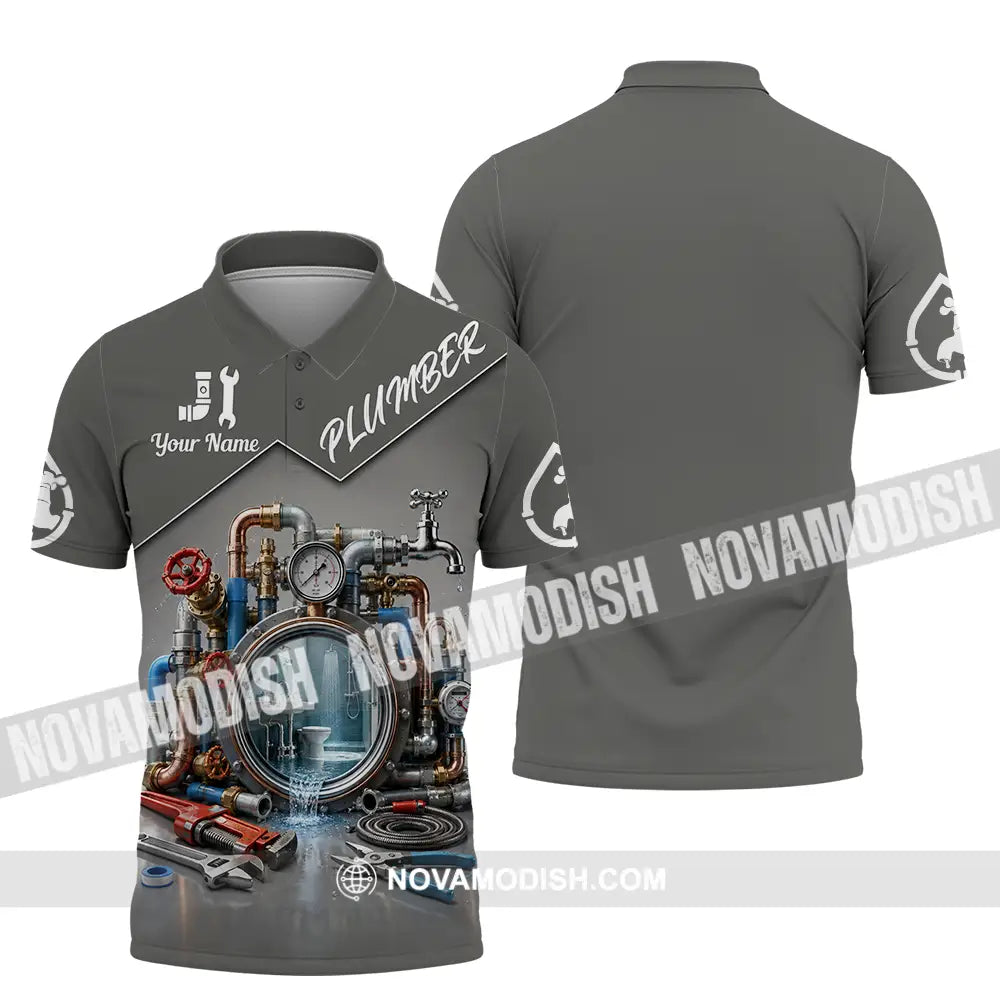 Unisex Shirt - Custom Plumber Shirt - Polo Shirt / S - T-shirt