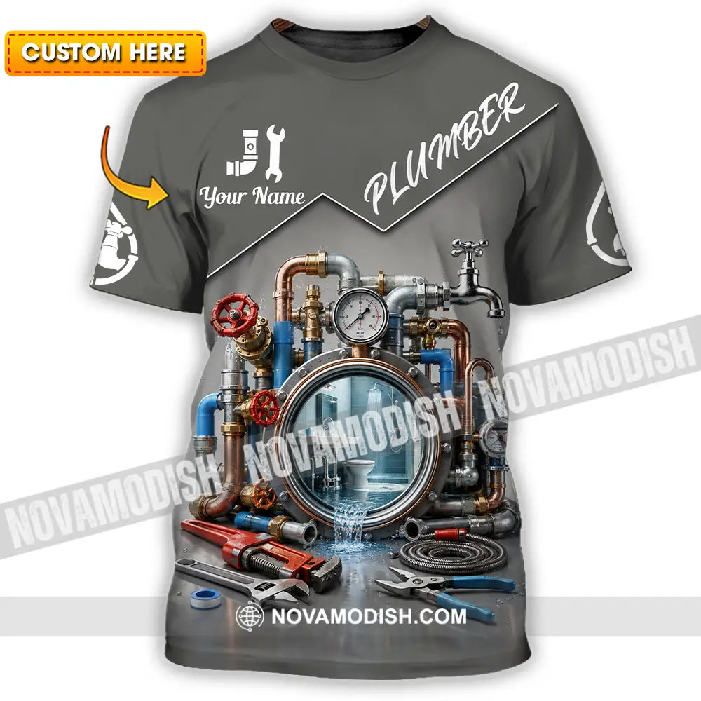 Unisex Shirt - Custom Plumber Shirt - T-shirt