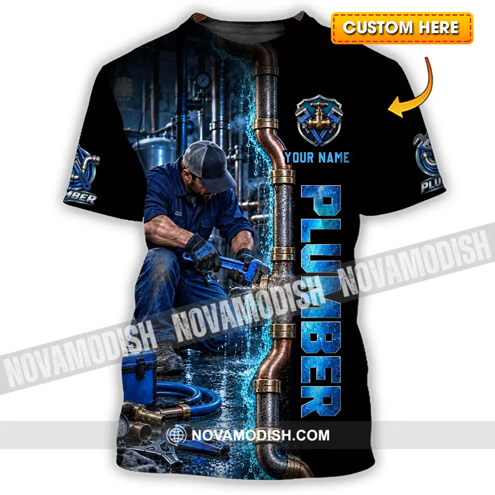 Unisex Shirt - Custom Plumber Shirt - T-shirt