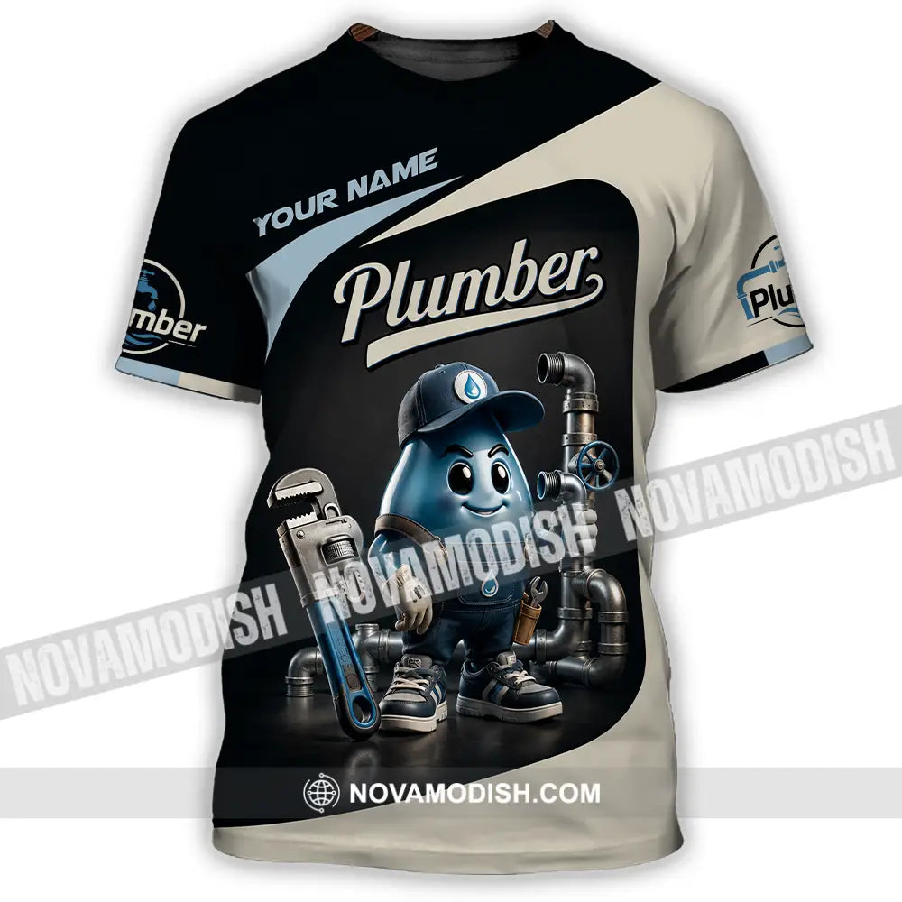 Unisex Shirt - Custom Plumber Shirt - T-Shirt / S - T-shirt