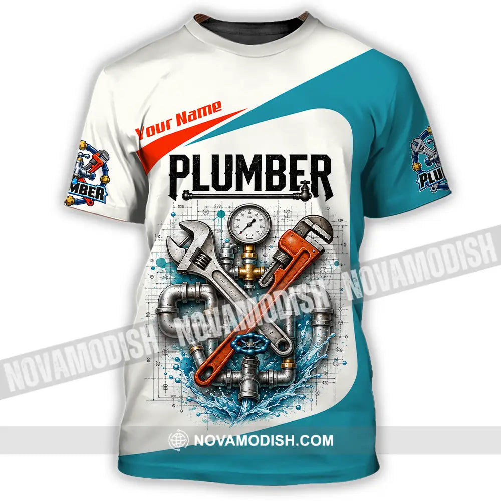 Unisex Shirt - Custom Plumber Shirt - T-Shirt / S - T-shirt
