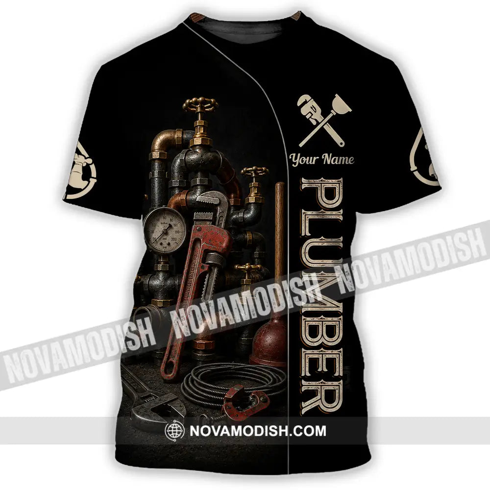 Unisex Shirt - Custom Plumber Shirt - T-Shirt / S - T-shirt