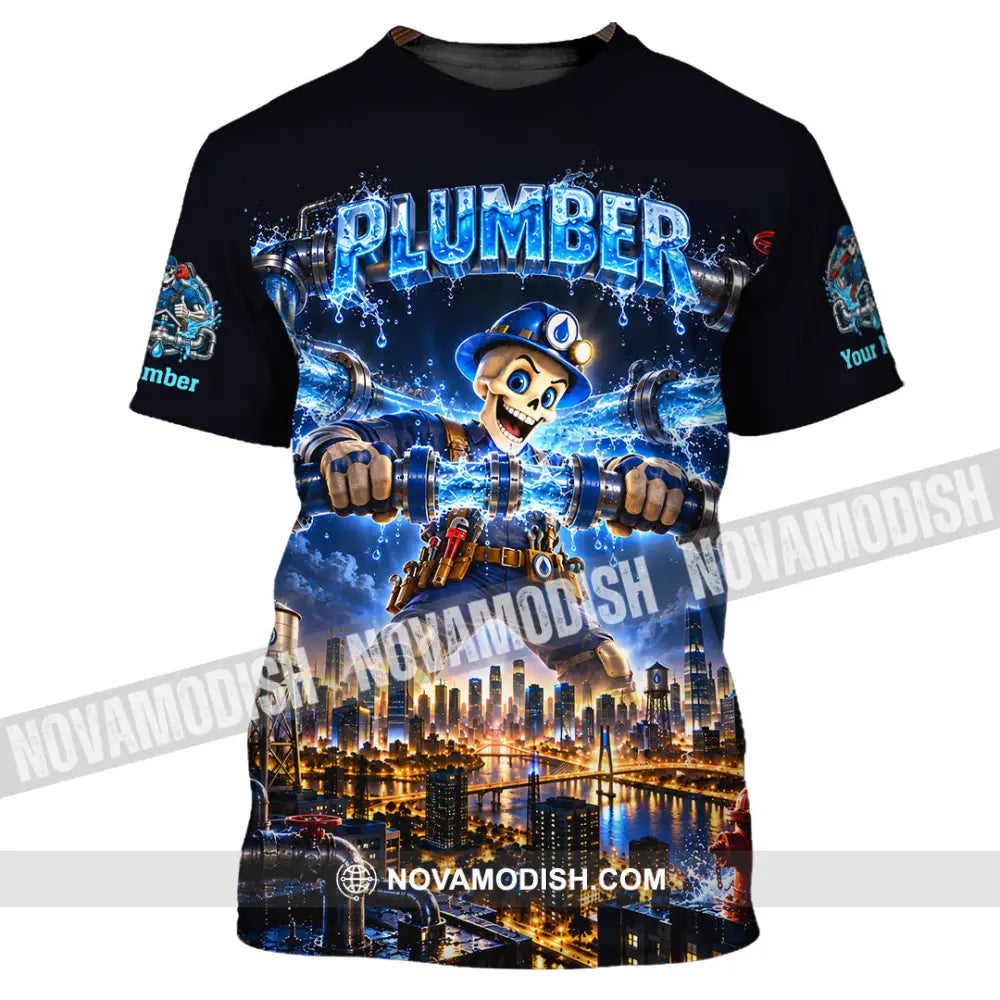 Unisex Shirt - Custom Plumber Shirt - T-Shirt / S - T-shirt