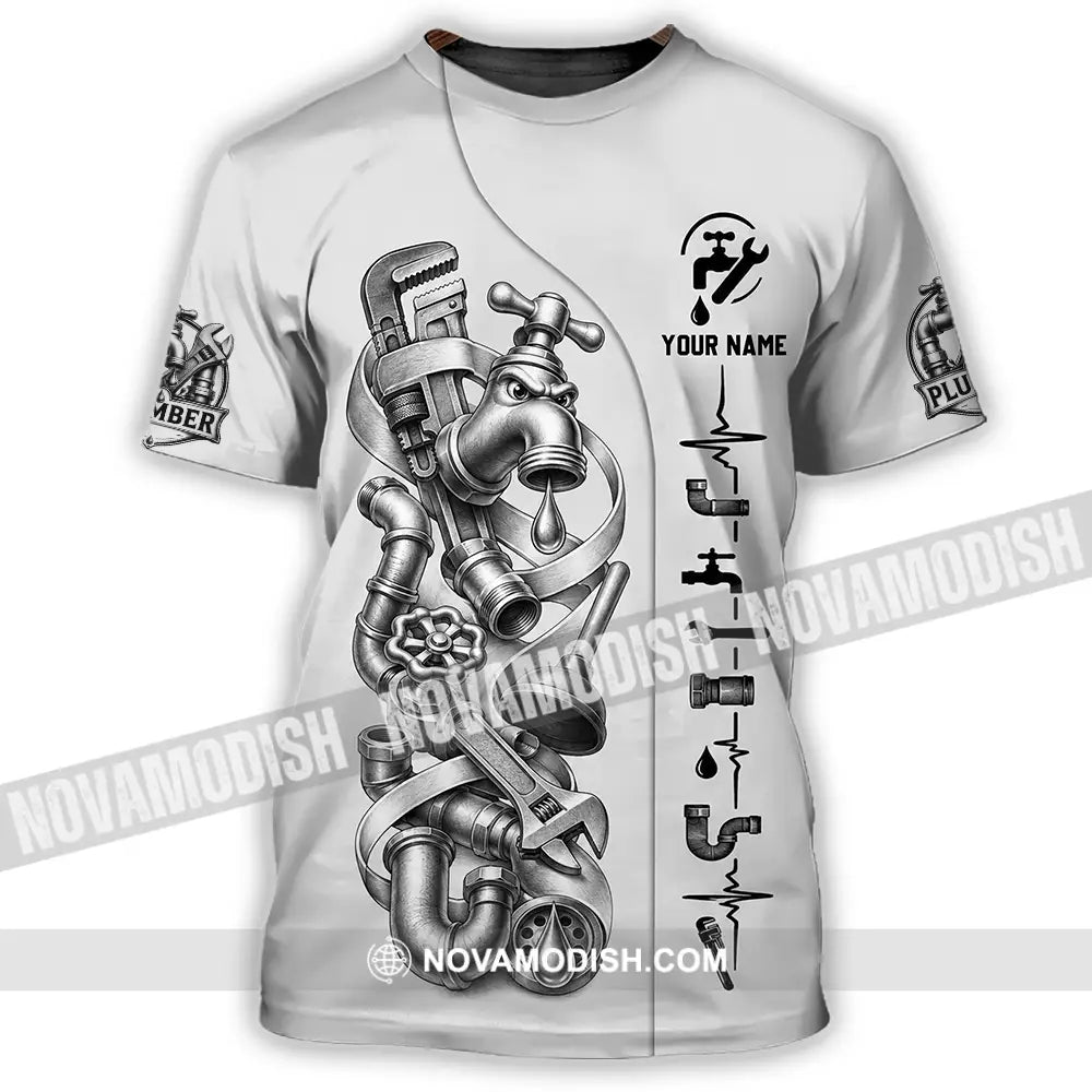 Unisex Shirt - Custom Plumber Shirt - T-Shirt / S - T-shirt