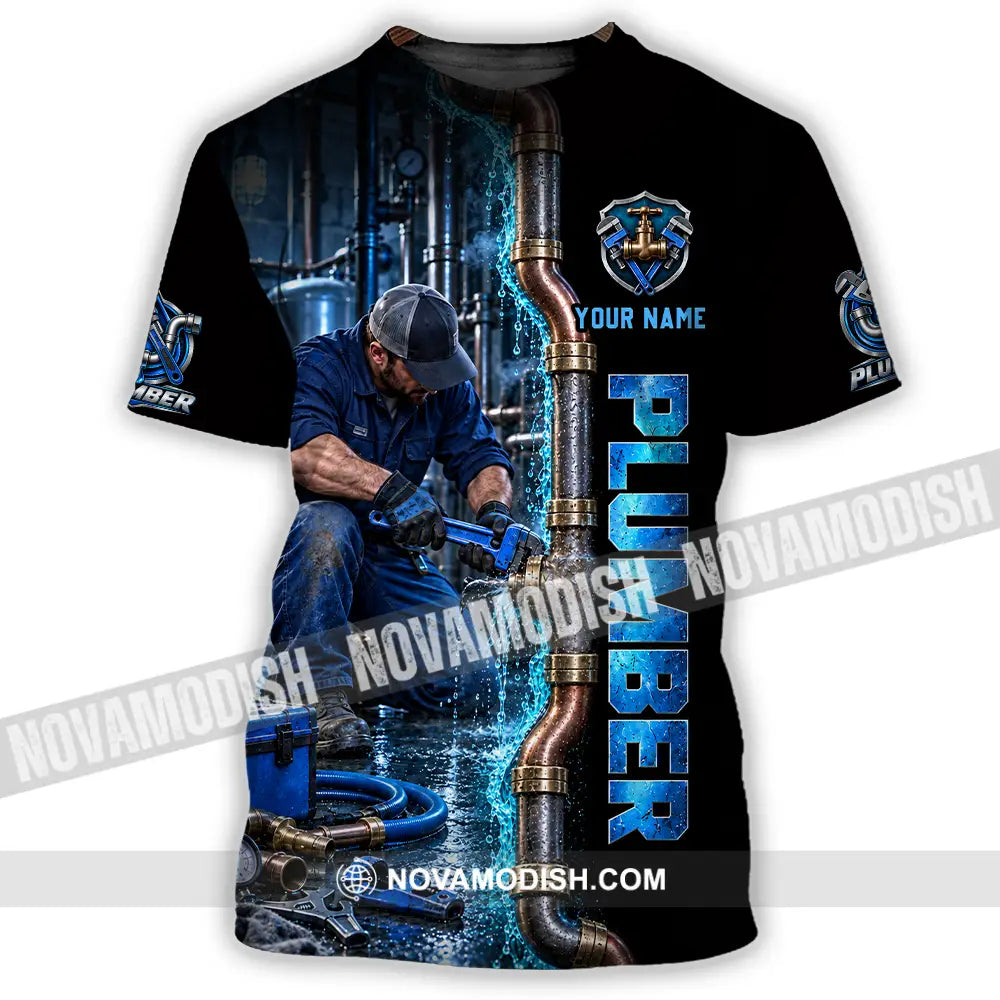 Unisex Shirt - Custom Plumber Shirt - T-Shirt / S - T-shirt