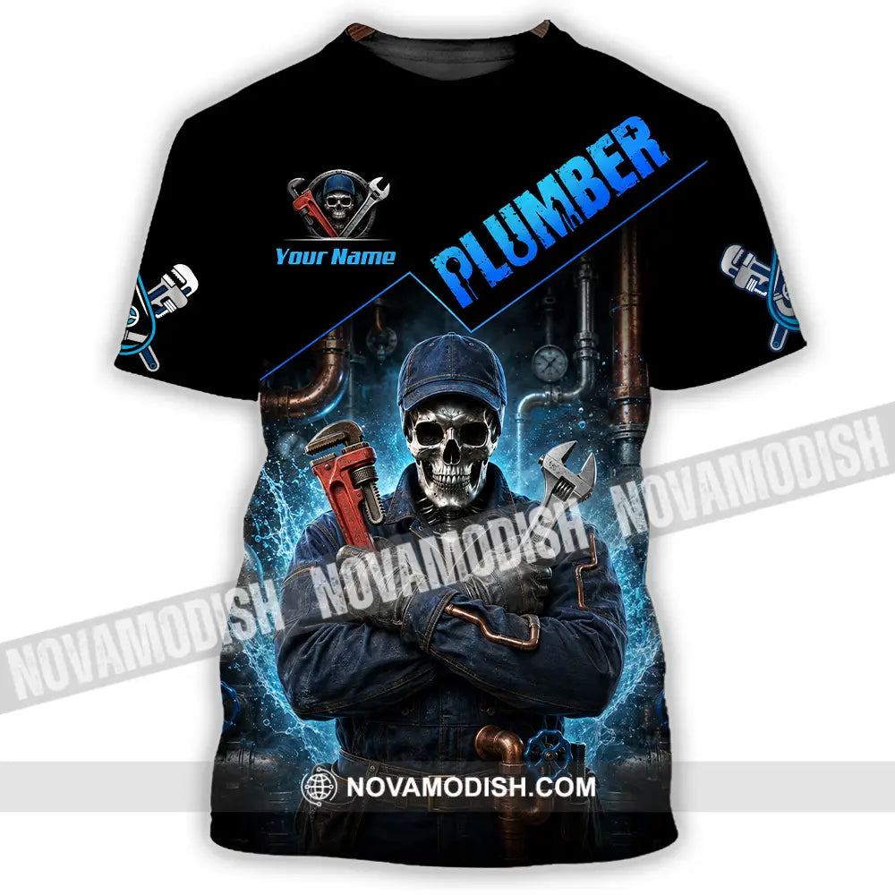 Unisex Shirt - Custom Plumber Shirt - T-Shirt / S - T-shirt