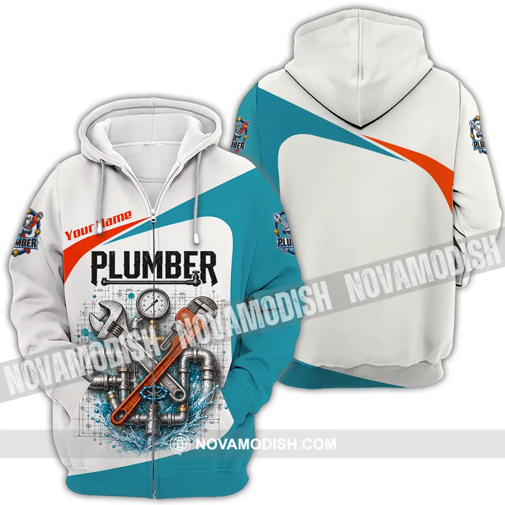 Unisex Shirt - Custom Plumber Shirt - Zipper Hoodie / S - T-shirt