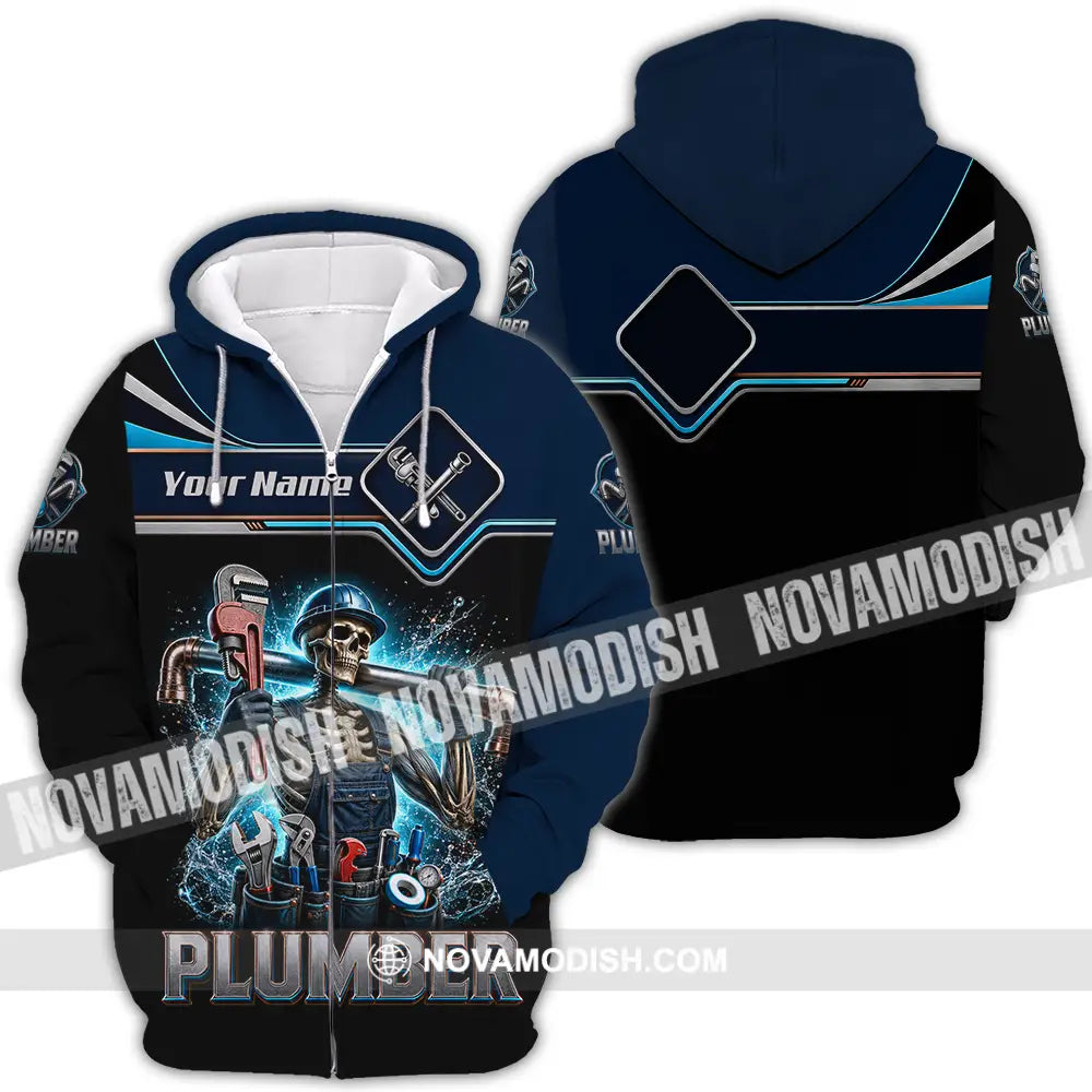 Unisex Shirt - Custom Plumber Shirt - Zipper Hoodie / S - T-shirt