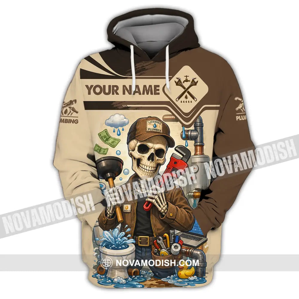 Unisex Shirt - Custom Plumbing Shirt - Hoodie / S - T-shirt