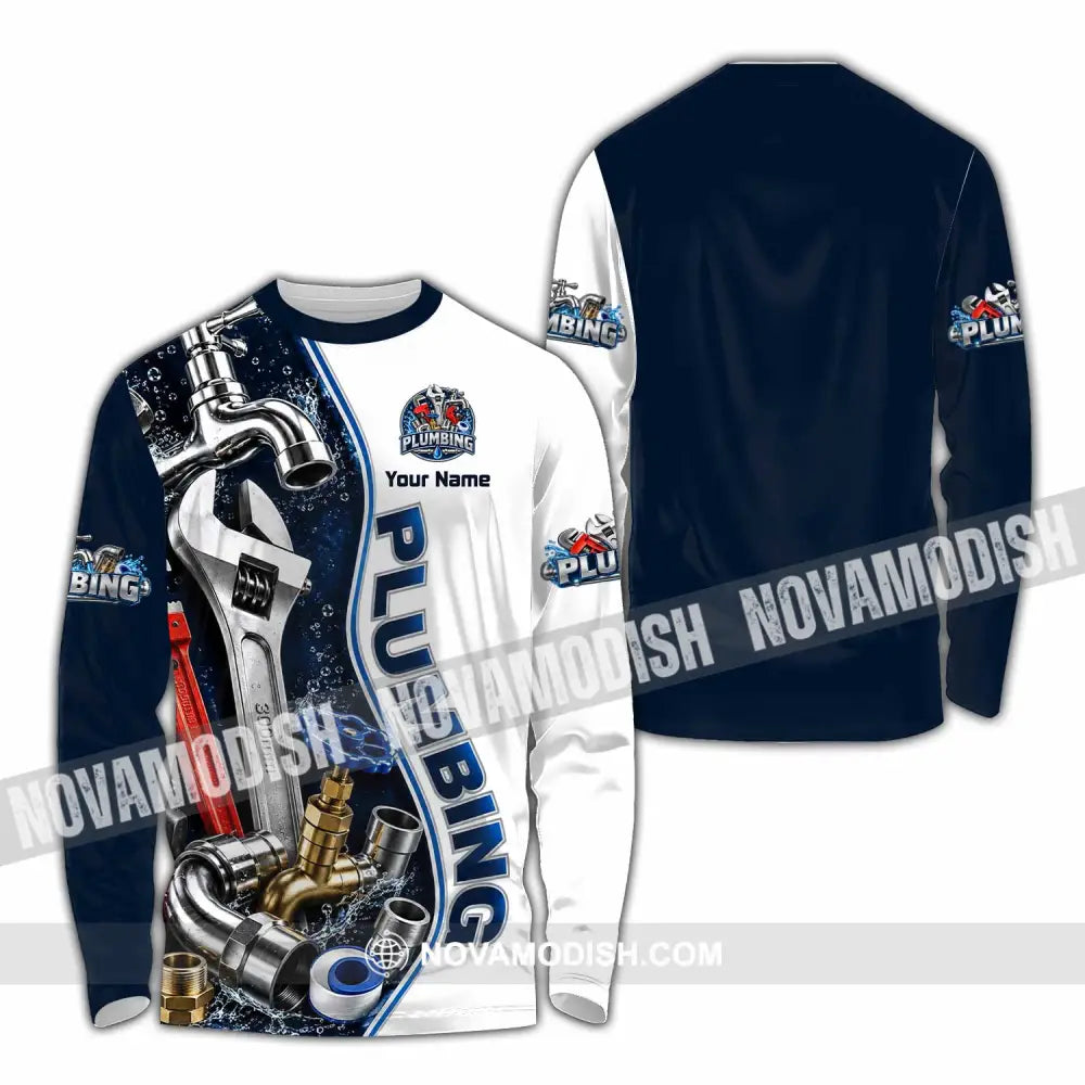 Unisex Shirt - Custom Plumbing Shirt - Long Sleeve Shirt / S - T-shirt