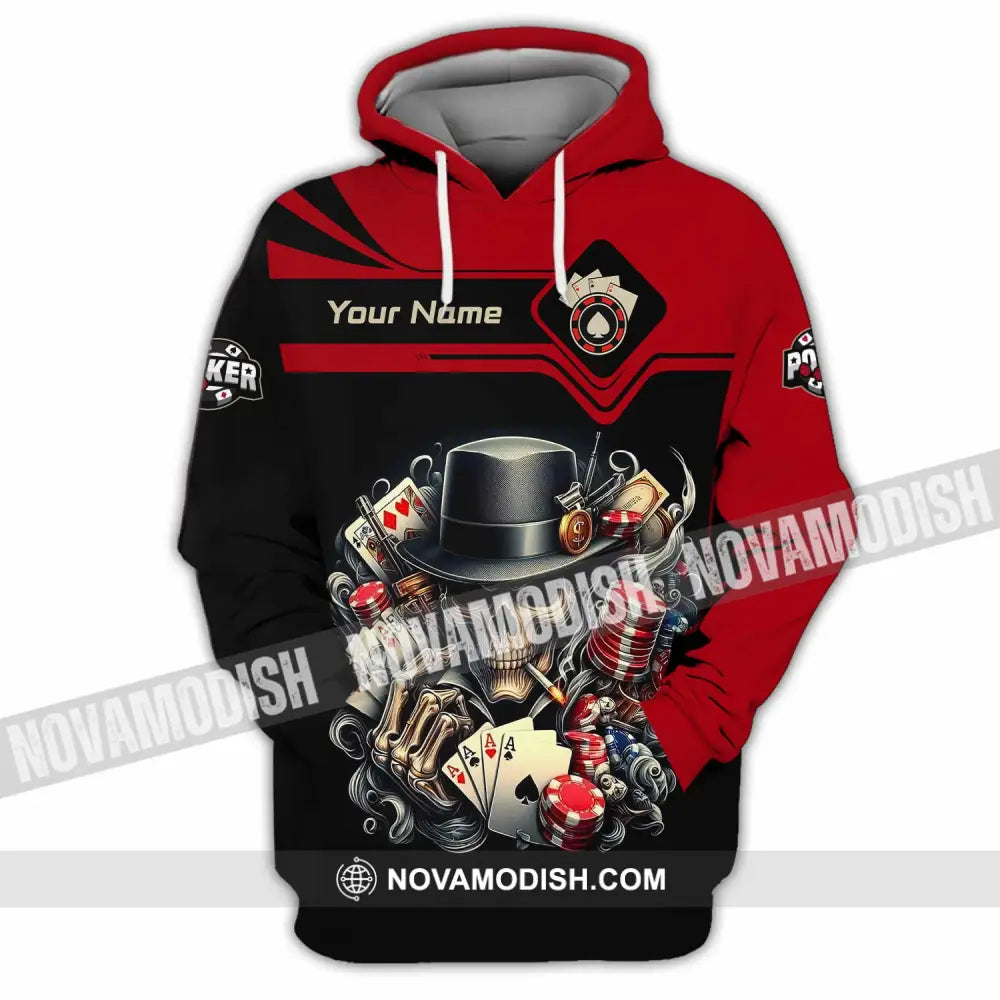 Unisex Shirt - Custom Poker 3D Shirt Hoodie / S T-shirt