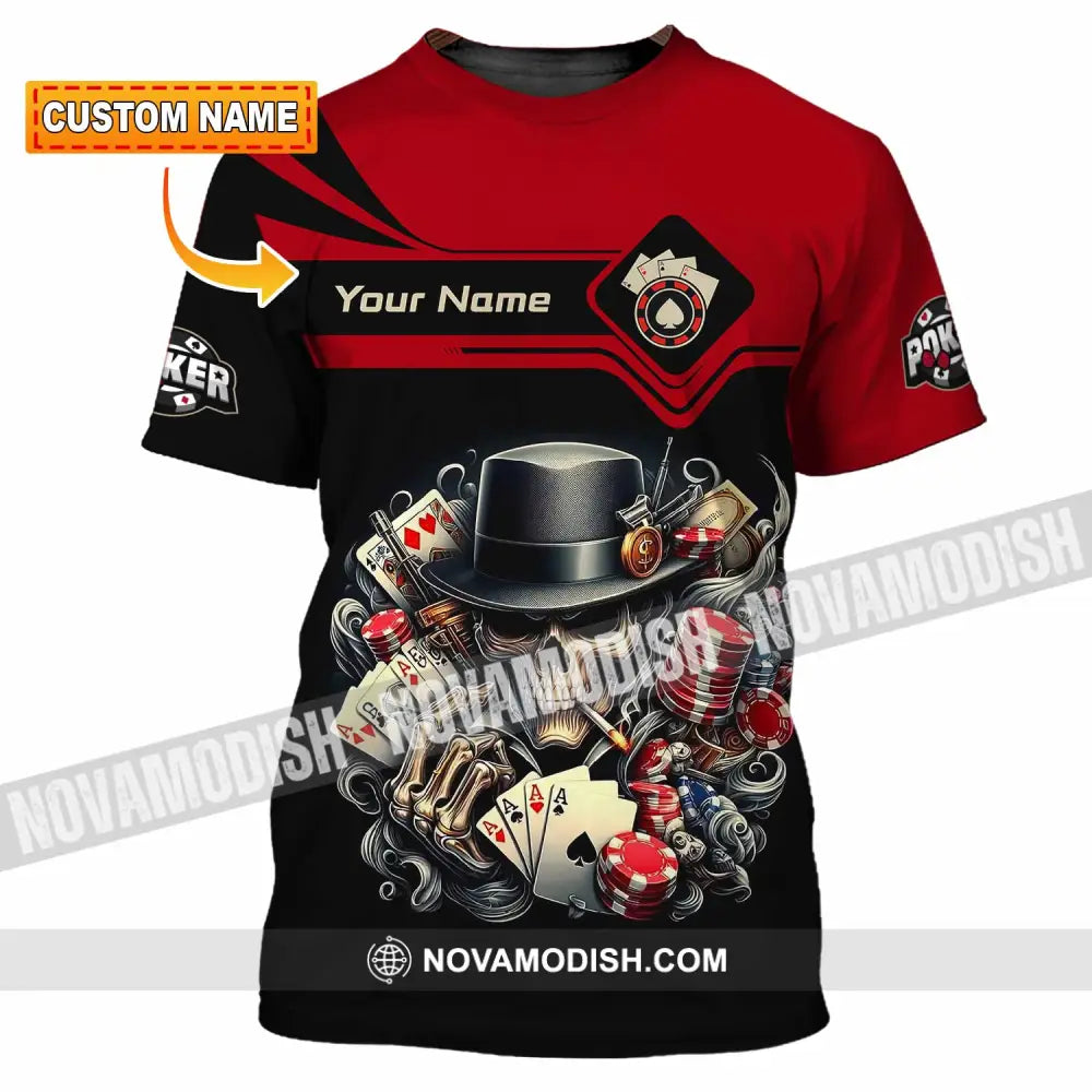Unisex Shirt - Custom Poker 3D Shirt T-shirt