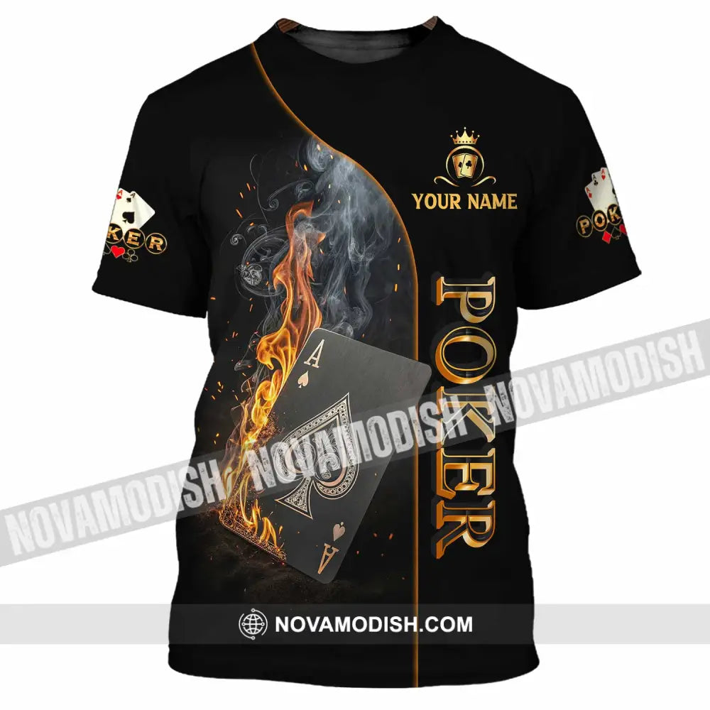 Unisex Shirt - Custom Poker 3D Shirt T-Shirt / S T-shirt
