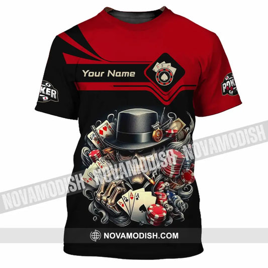 Unisex Shirt - Custom Poker 3D Shirt T-Shirt / S T-shirt